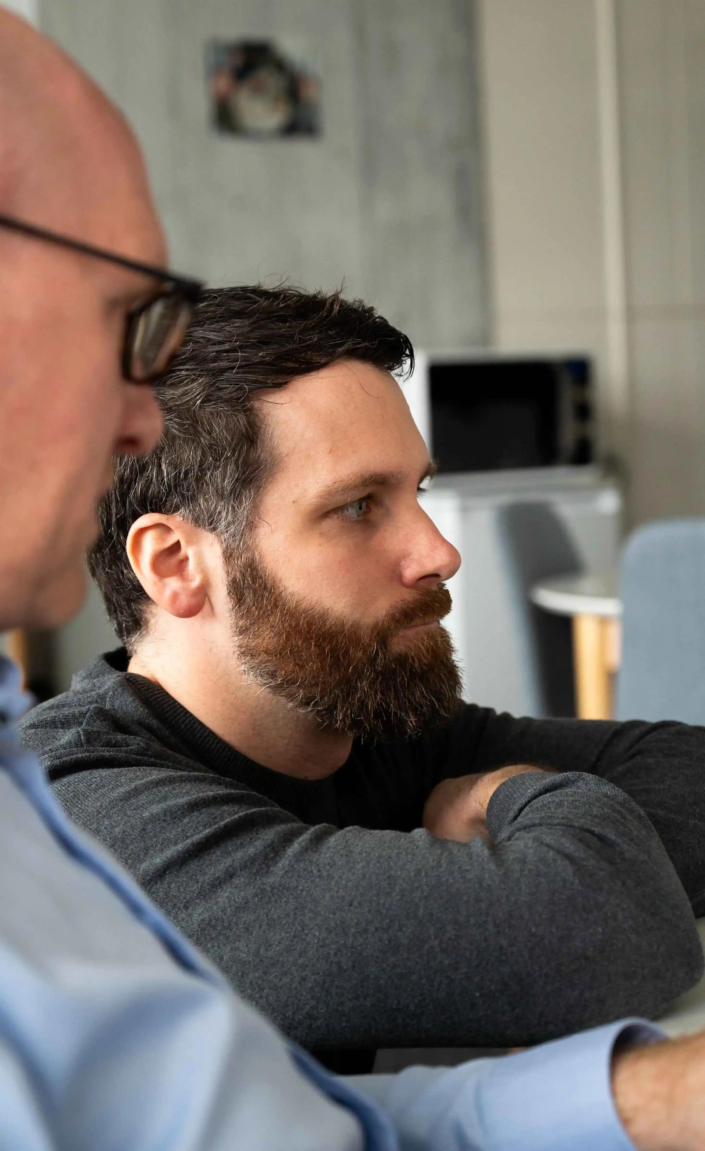 Romain deep in thought