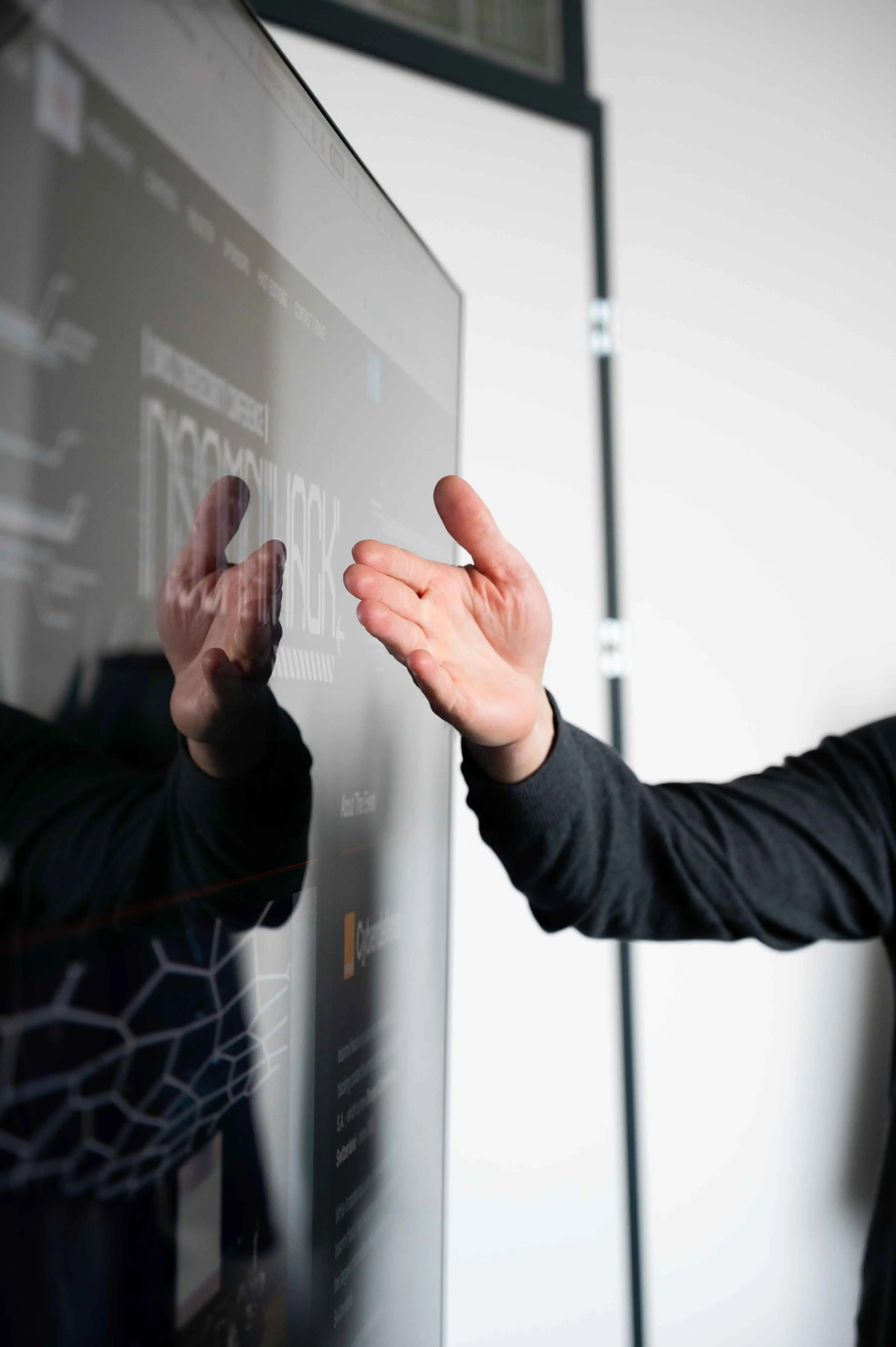 We present our ideas to clients